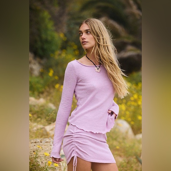Free People Dresses & Skirts - NWOT Free People Cabo Sweater Top With Skirt Matching Set Size Small